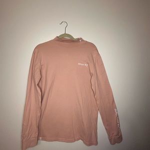 Dutch Bros Salmon Color 'Since 92' Turtle-Neck Longsleeve